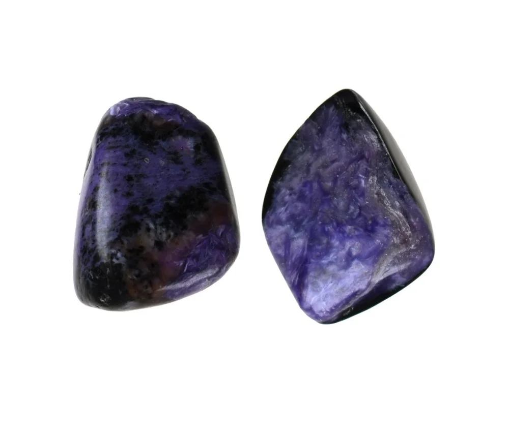 Trommelsteine - Charoit, 2,5 - 3,0cm - L- flach- 500gr Beutel