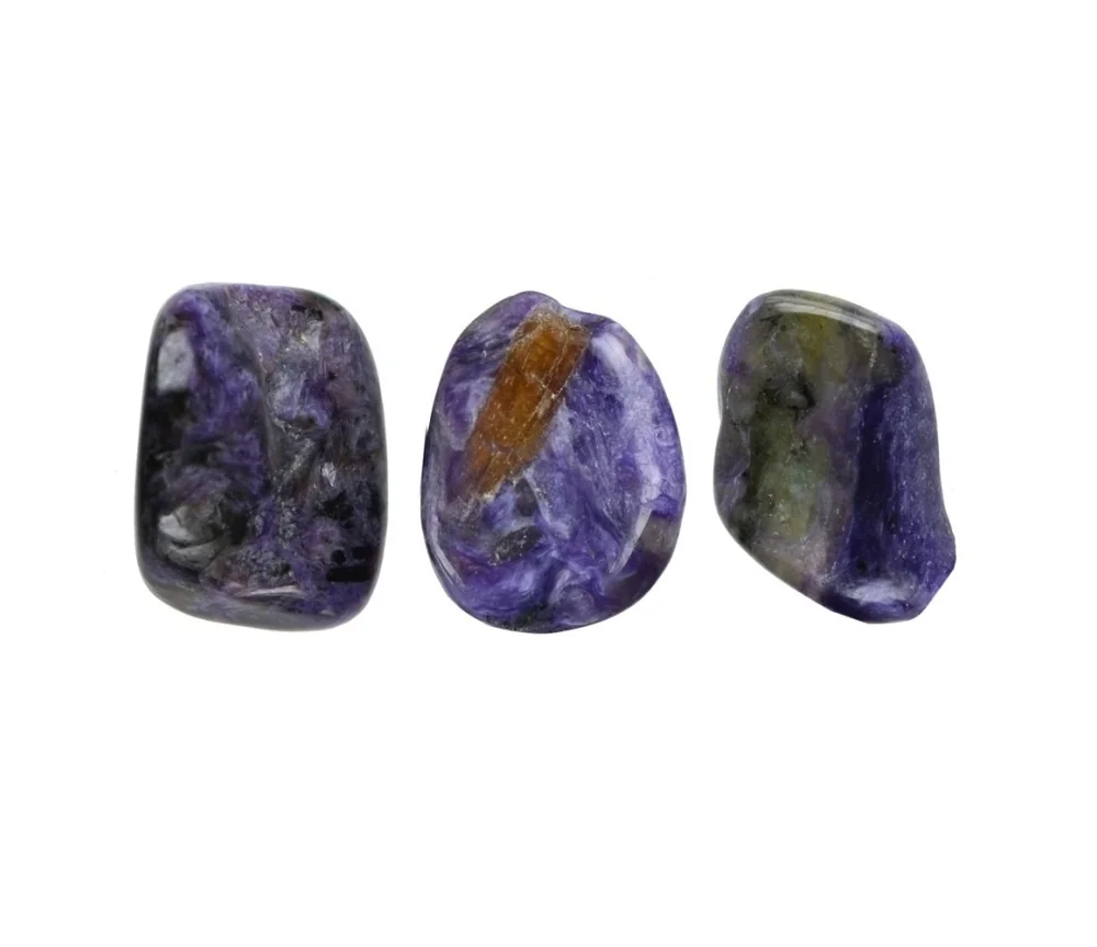 Trommelsteine - Charoit, 2,0 - 2,5cm - M- flach- 500gr Beutel