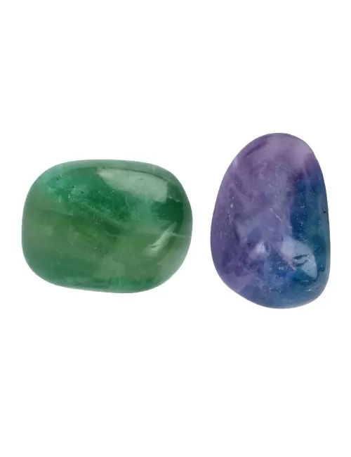 Trommelsteine - Fluorit A