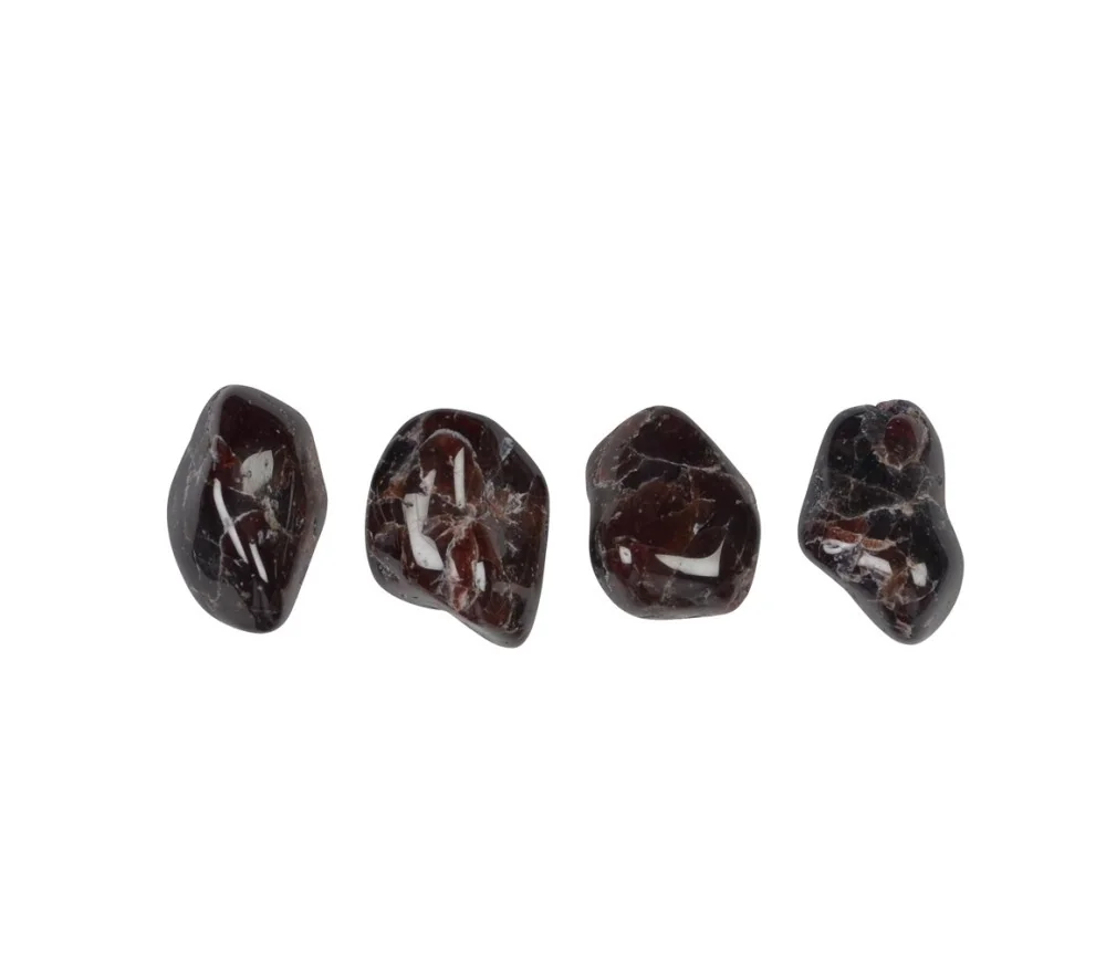 Trommelsteine - Granat - Kristalle poliert- 1,1 - 2,2cm - S - 500gr Beutel