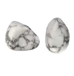 Trommelsteine - Magnesit - glatt- 2,5 - 3,0cm - L - 500gr Beutel