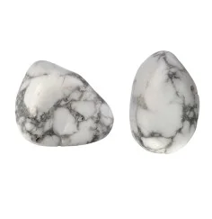 Trommelsteine - Magnesit - glatt- 2,5 - 3,0cm - L - 500gr Beutel