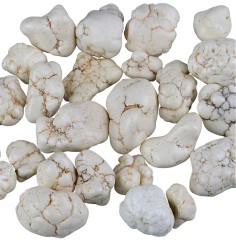 Trommelsteine - Magnesit-Nuggets, 1,0 - 2,0cm - S - 500gr Beutel