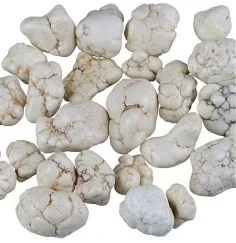 Trommelsteine - Magnesit-Nuggets, 1,0 - 2,0cm - S - 500gr Beutel