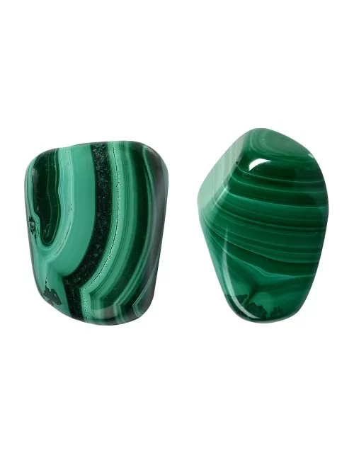 Trommelsteine - Malachit - stab.- 2