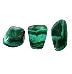 Trommelsteine - Malachit - stab.- 2,0 - 2,5cm - M - 500gr Beutel