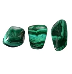 Trommelsteine - Malachit - stab.- 2,0 - 2,5cm - M - 500gr Beutel