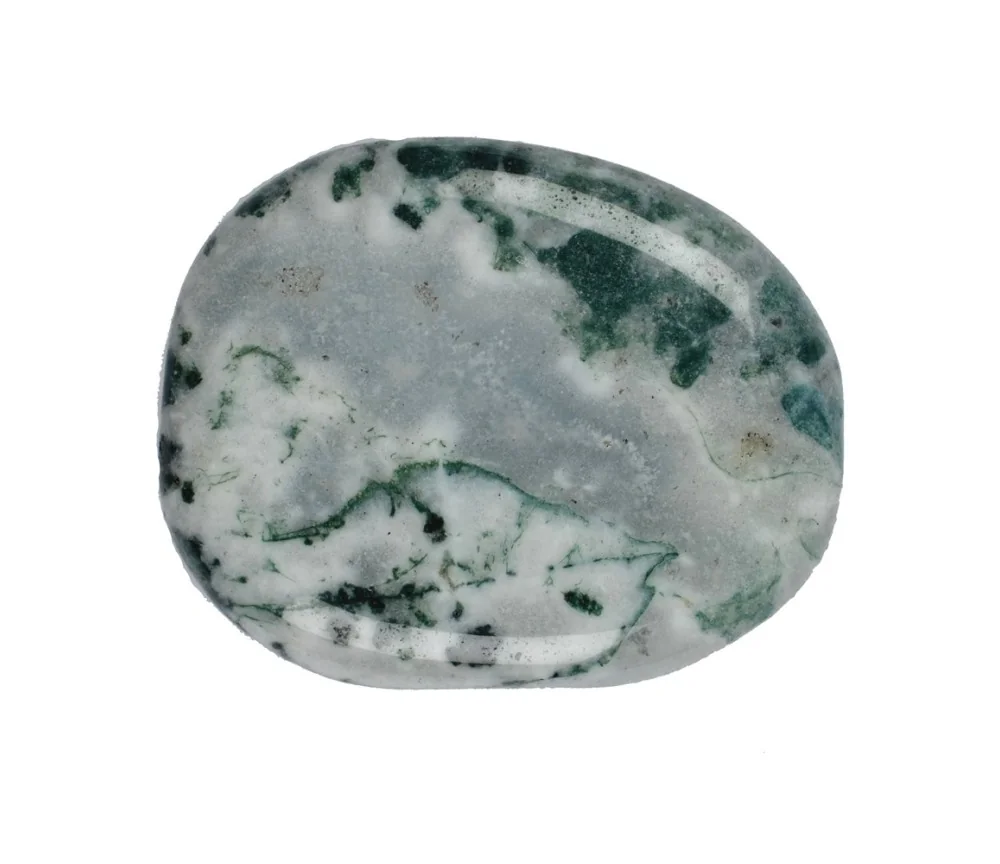 Trommelsteine - Moosachat, 3,0 - 4,0cm - XL - 500gr Beutel