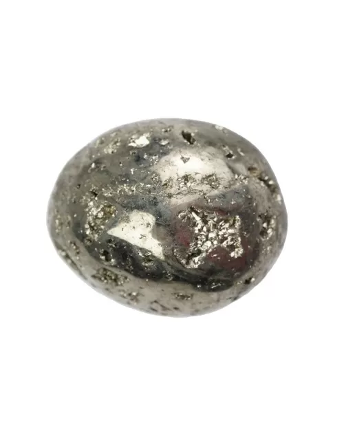 Trommelsteine - Pyrit mit Kristallen, 2,8 - 3,2cm - XL - 500gr Beutel