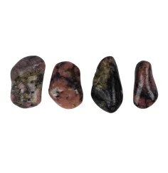 Trommelsteine - Rhodonit, 1,5 - 2,0cm - S - 500gr Beutel