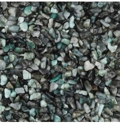 Trommelsteine - Smaragd in Matrix, 0,5 - 1,0cm - B2 - 500gr Beutel