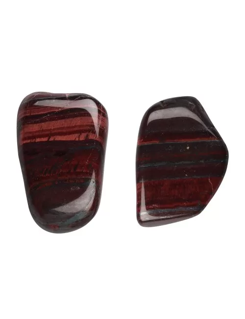 Trommelsteine - Tigerauge - rot