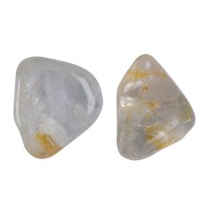 Trommelsteine - Topas - weiß- 2,5 - 3,0cm - L - 500gr Beutel