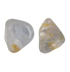 Trommelsteine - Topas - weiß- 2,5 - 3,0cm - L - 500gr Beutel