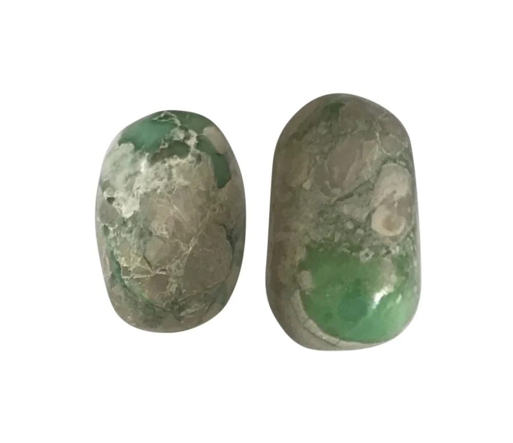 Trommelsteine - Variscit in Matrix, 2,8 - 2,8cm - L - 500gr Beutel