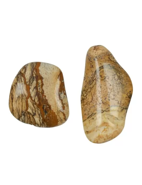 Trommelsteine - Jaspis - Landschaftsjaspis- 3