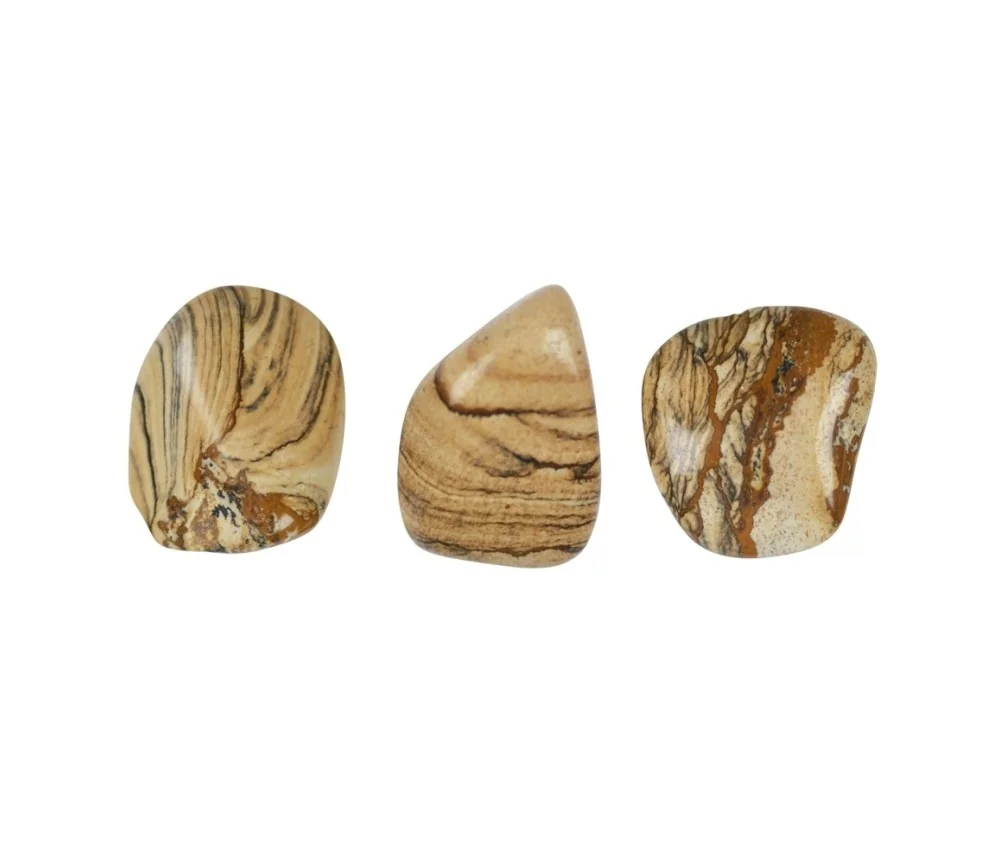 Trommelsteine - Jaspis - Landschaftsjaspis- 2,0 - 3,2cm - M - 500gr Beutel