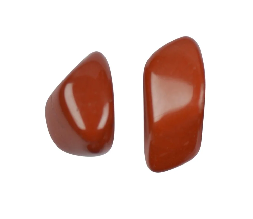 Trommelsteine - Jaspis - rot- 2,5 - 3,5cm - L - 500gr Beutel