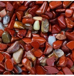 Trommelsteine - Jaspis - rot- 0,5 - 1,0cm - C1 - 500gr Beutel