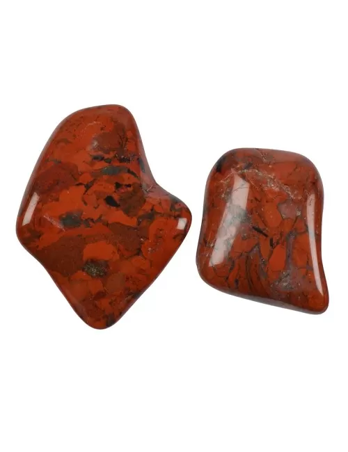 Trommelsteine - Jaspis - Brekzienjaspis- 2,5 - 4,0cm - L - 500gr Beutel