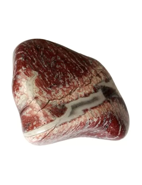 Trommelsteine - Jaspis - Silberstreifen- 1