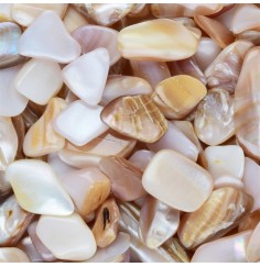 Trommelsteine - Perlmutt - rosa- 1,5 - 2,0cm - S - 500gr Beutel