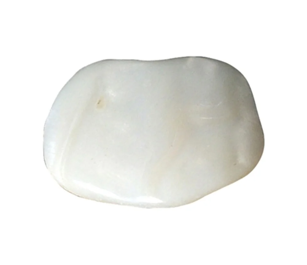 Trommelsteine - Perlmutt - weiß- 1,0 - 1,5cm - B1 - 500gr Beutel