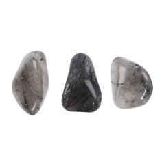 Trommelsteine - Turmalinquarz, 2,0 - 2,5cm - M - 500gr Beutel