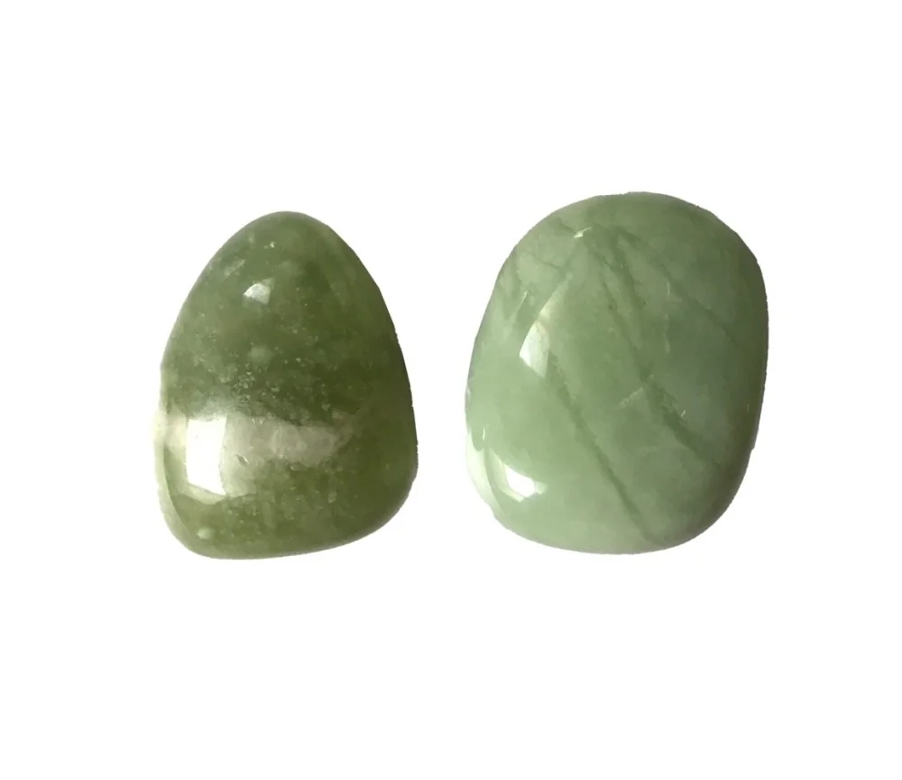 Trommelsteine - Serpentin - China Jade- 2,6 - 3,1cm - L - 500gr Beutel