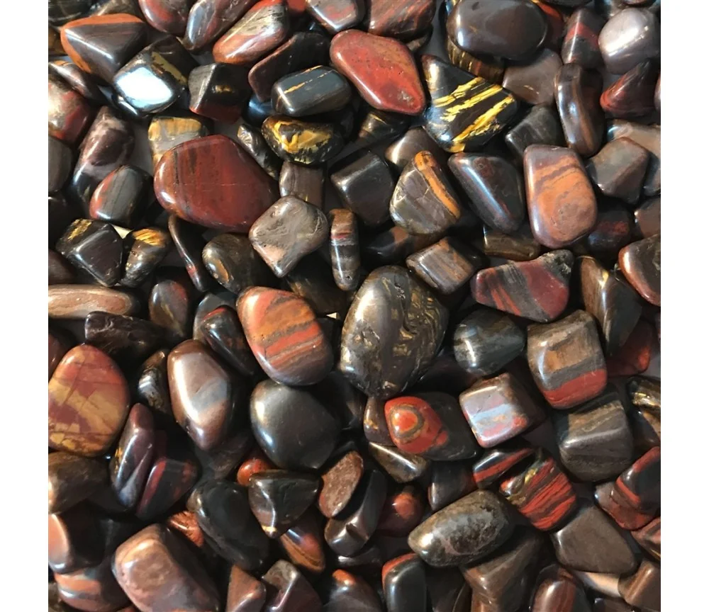 Trommelsteine - Tigereisen, 1,0 - 1,5cm - B1 - 500gr Beutel