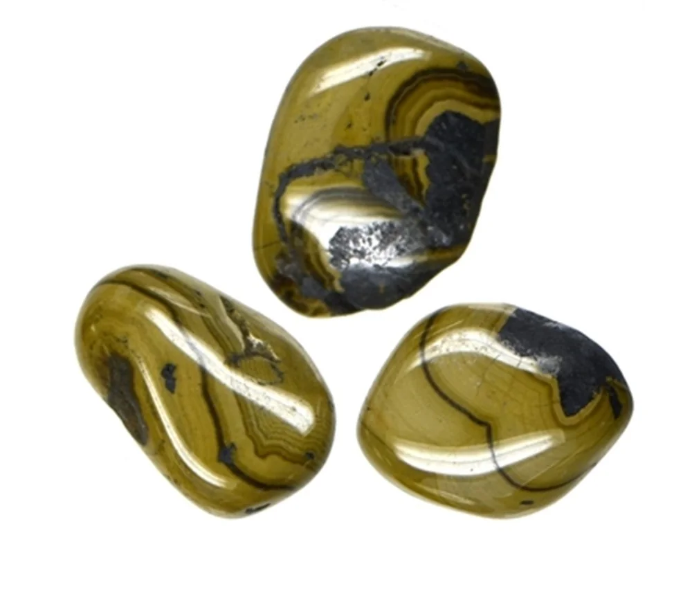 Trommelsteine - Schalenblende, 2,5 - 3,0cm - L - 500gr Beutel