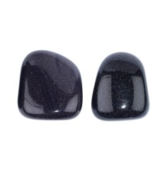 Trommelsteine - Goldfluss violett - synth. Glas- 2,0 - 2,8cm - L - 500gr Beutel