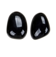 Trommelsteine - Obsidian - schwarz- 2,2 - 3,0cm - L - 500gr Beutel