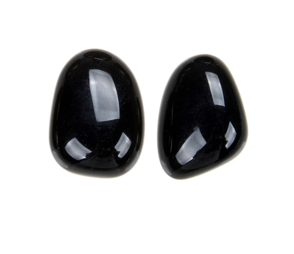 Trommelsteine - Obsidian - schwarz- 2,2 - 3,0cm - L - 500gr Beutel