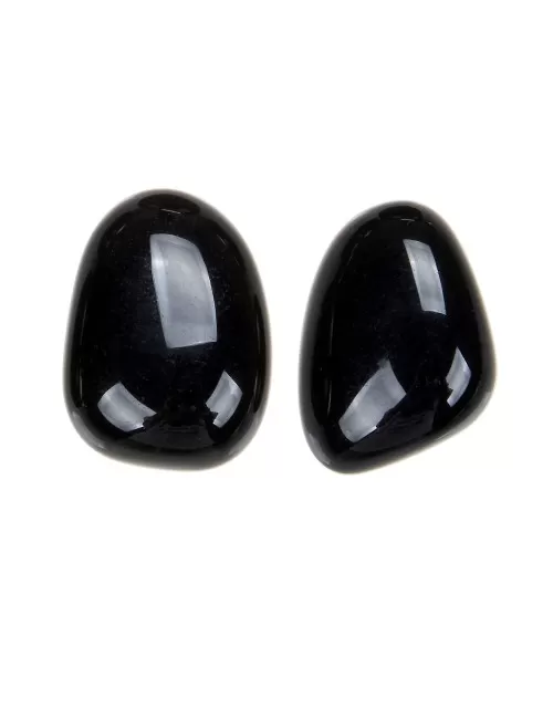 Trommelsteine - Obsidian - schwarz- 2,2 - 3,0cm - L - 500gr Beutel