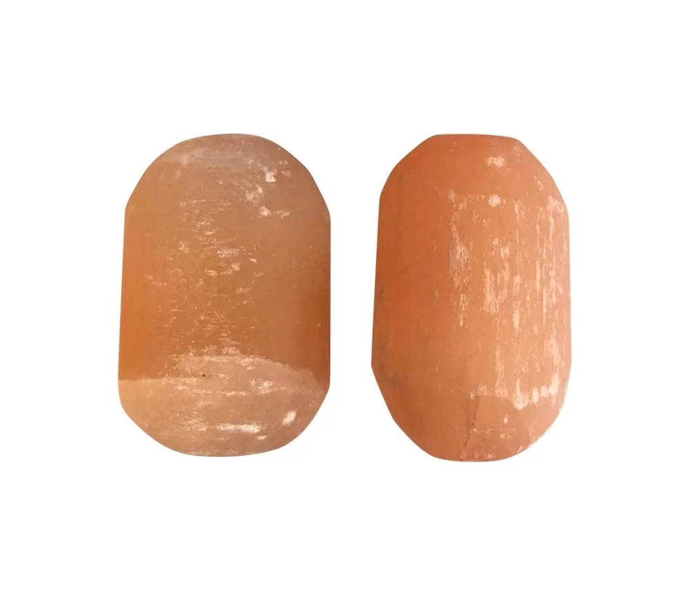 Trommelsteine - Alabaster - orange- 2,8 - 3,5cm - L - 500gr Beutel