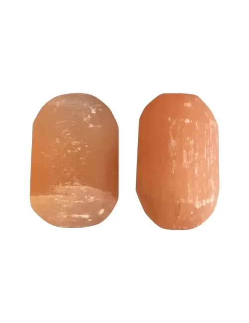 Trommelsteine - Alabaster - orange- 2