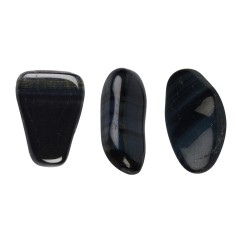 Trommelsteine - Tigerauge blau -  Falkenauge- 2,0 - 2,5cm - M - 500gr Beutel