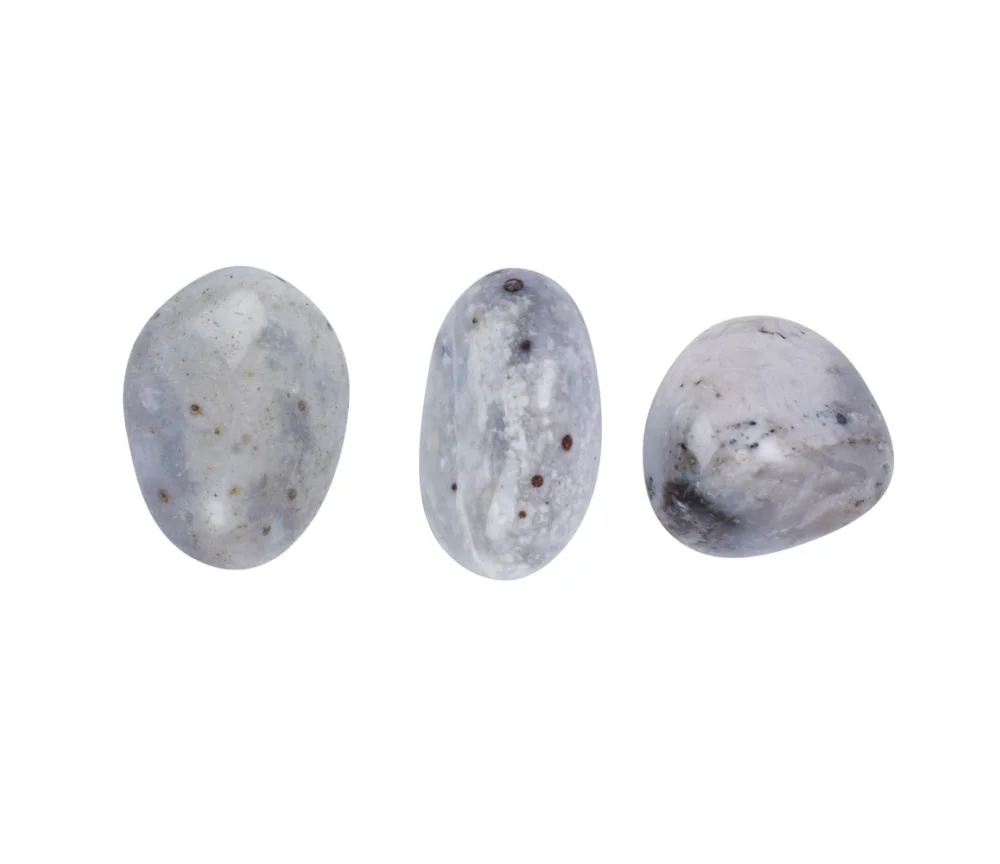 Trommelsteine - Chalcedon - Mangan- 1,8 - 2,5cm - M - 500gr Beutel