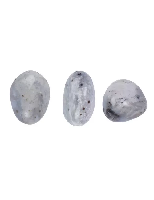 Trommelsteine - Chalcedon - Mangan- 1,8 - 2,5cm - M - 500gr Beutel