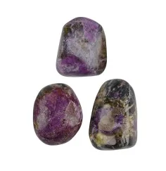 Trommelsteine - Stichtit, 2,0 - 3,0cm - gemischte Größen - 500gr Beutel