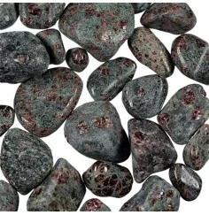 Trommelsteine - Granat - Pyroxenit- gemischte Größen- 500gr Beutel