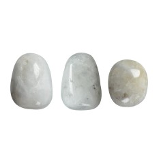 Trommelsteine - Skolezit - weiß- 2,0 - 2,4cm - M - 500gr Beutel