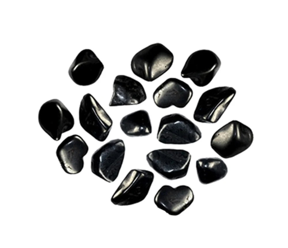 Trommelsteine - Schungit, 0,5 - 0,7cm - B3 - 500gr Beutel