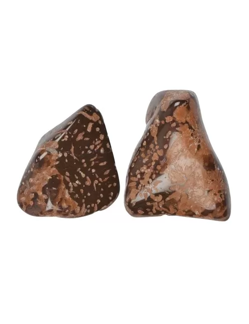 Trommelsteine - Jaspis - Sternjaspis- 3,4 - 4,5cm - L - 500gr Beutel