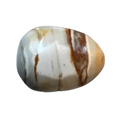 Trommelsteine - Abendrot-Rhyolith, 3,0 - 3,5cm - XL- facettiert- 500gr Beutel