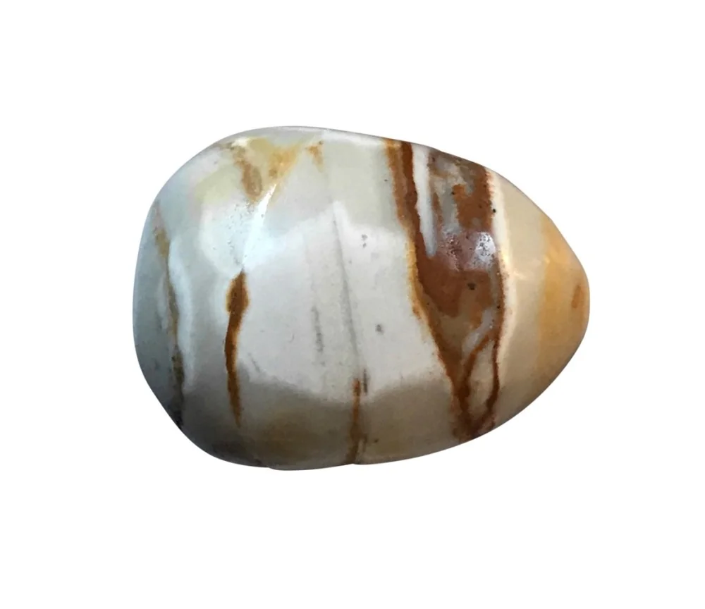 Trommelsteine - Abendrot-Rhyolith, 3,0 - 3,5cm - XL- facettiert- 500gr Beutel