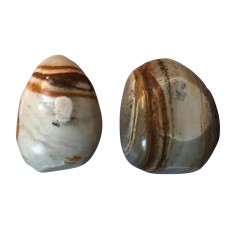 Trommelsteine - Abendrot-Rhyolith, 2,8 - 3,2cm - L- facettiert - 500gr Beutel