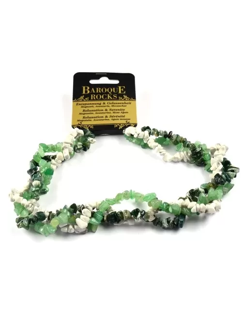 Halskette - Collier - Barock - Entspannung & Gelassenheit - Magnesit