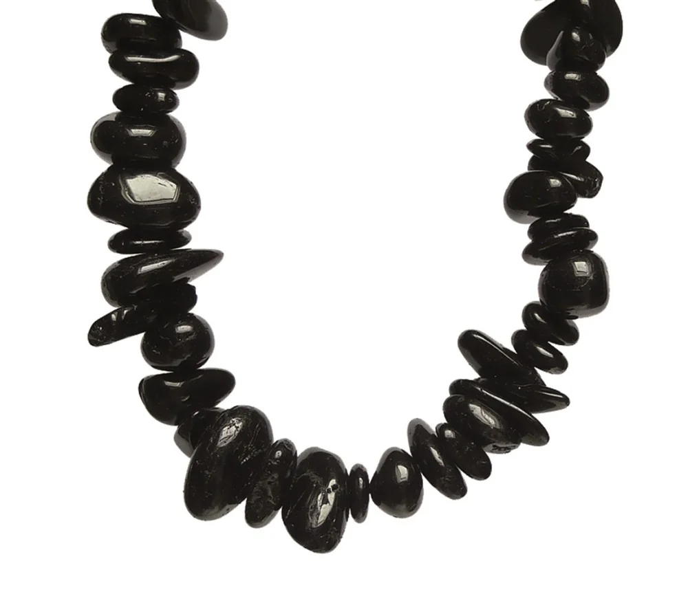 Halskette - Collier - Barock Classic - Selbstbewusstsein - Onyx (gef.)